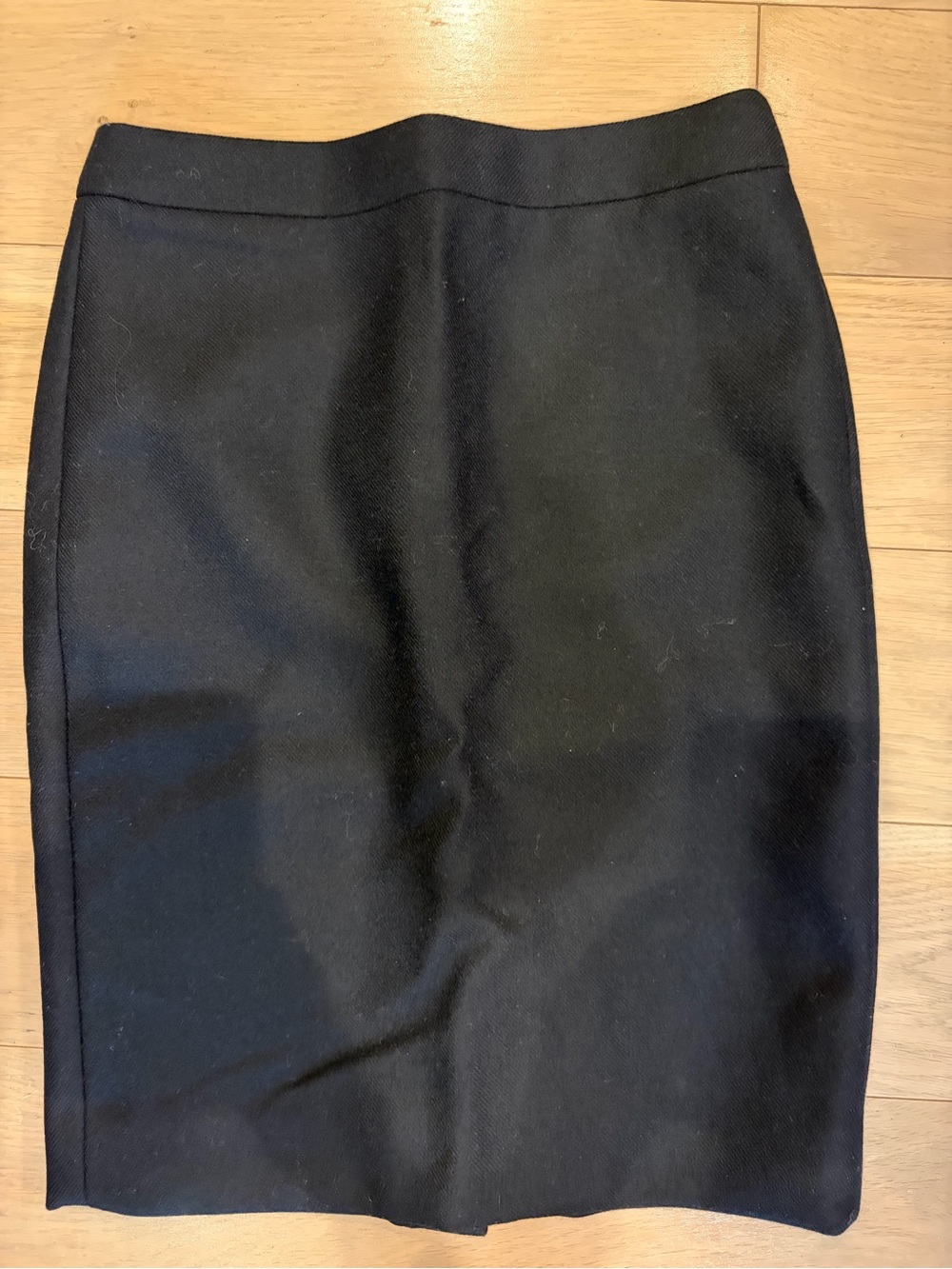 J. Crew Black Pencil Skirt 100% Wool (Never Worn)